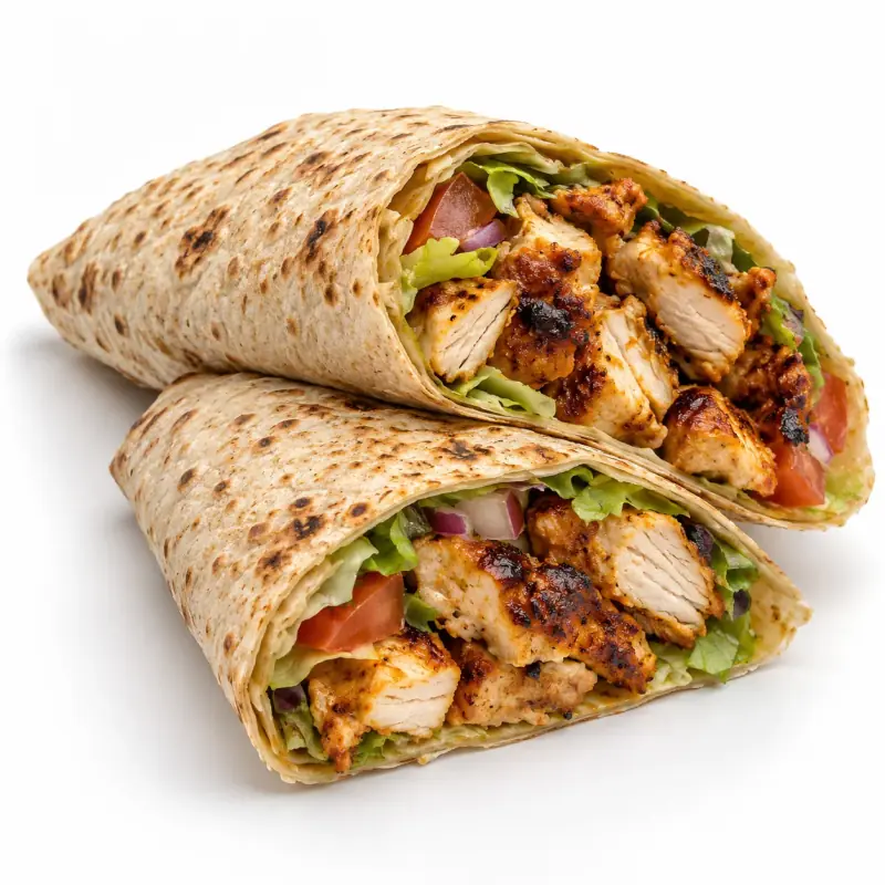 Chicken Tikka Saj · Oat Bread